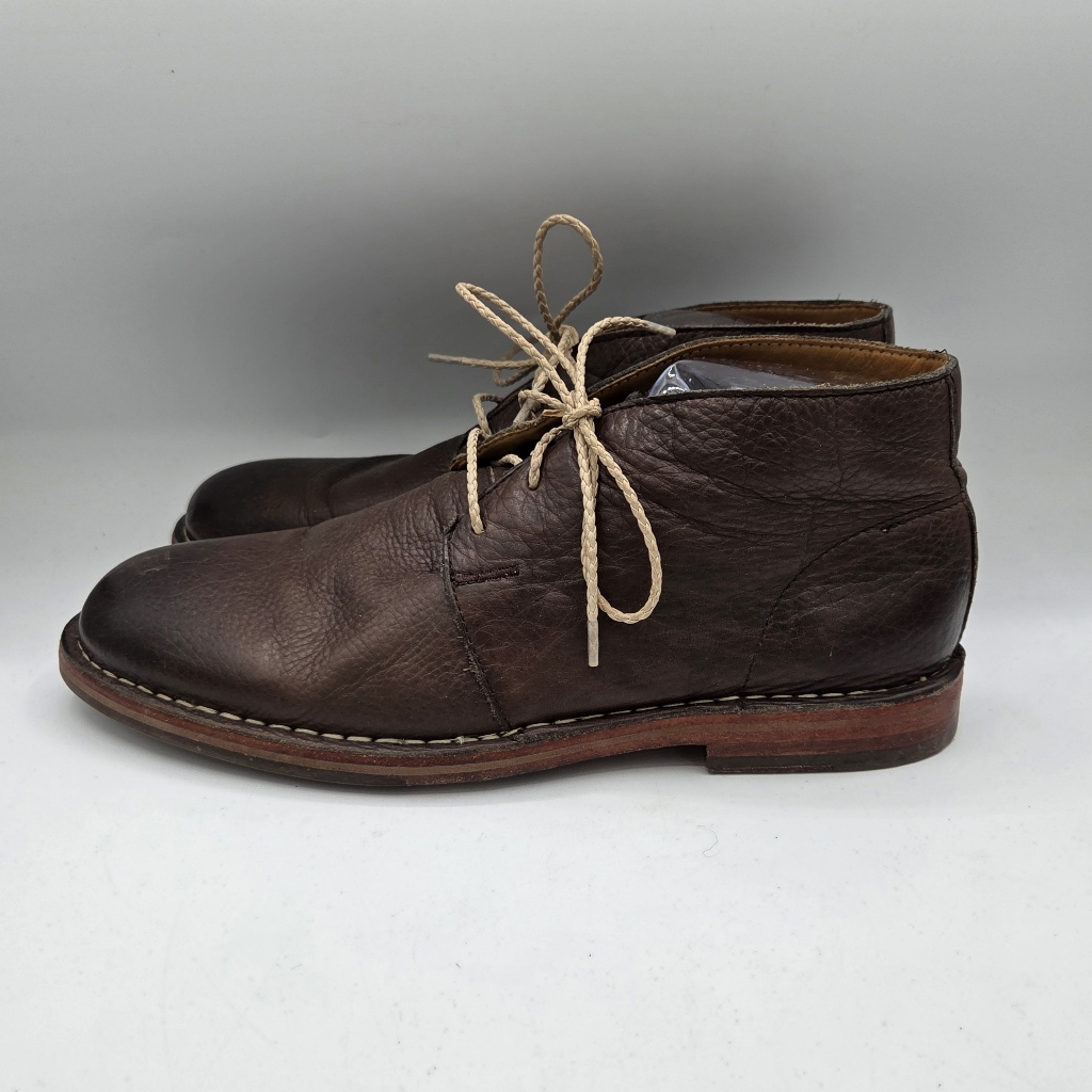 Cole Haan Brown Leather Glenn Chukka Ankle Boots Shoes 161 C13188 Mens Size 9 M